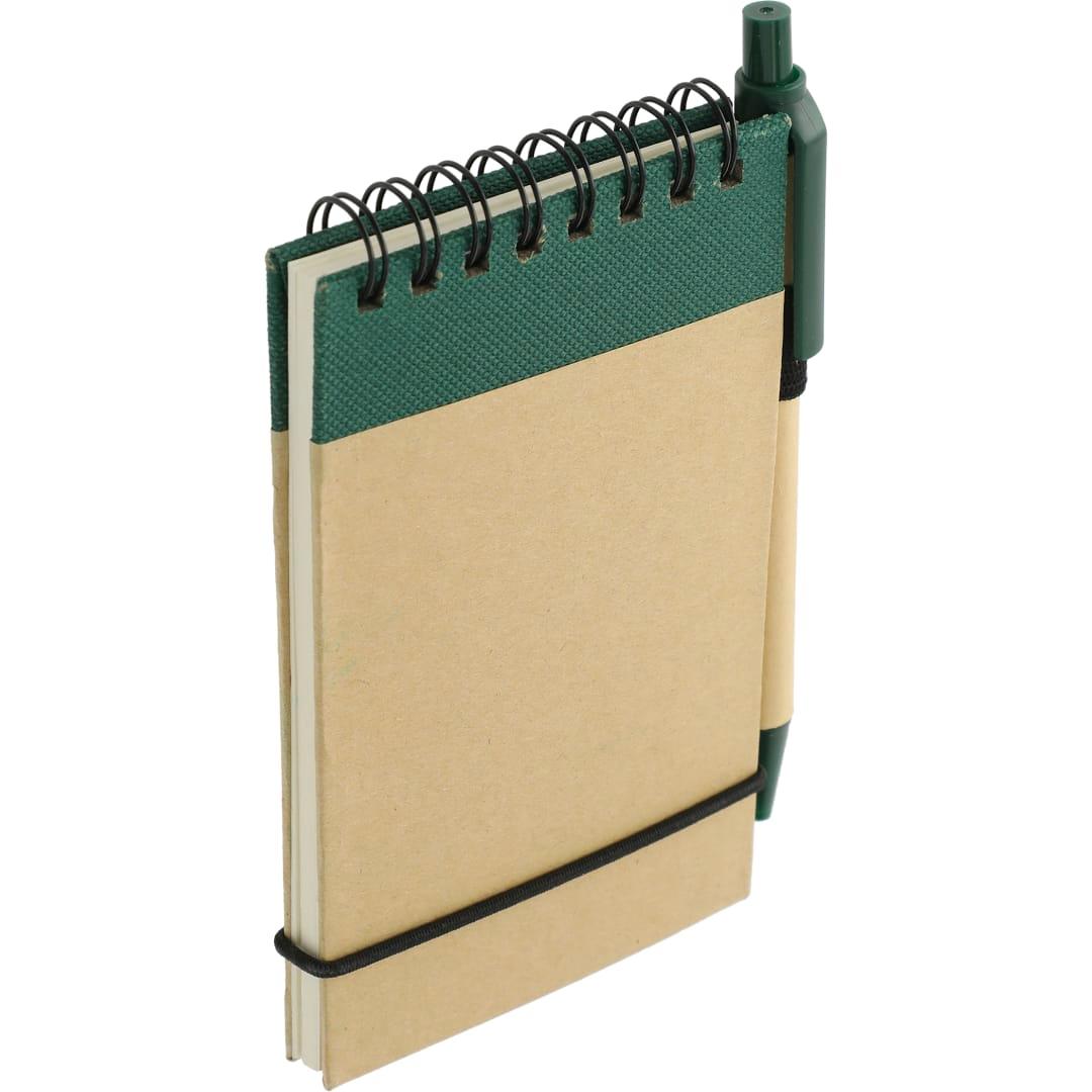 Fsc® mix 5 x 3 recycled jotter with pen Natural miniatura 14