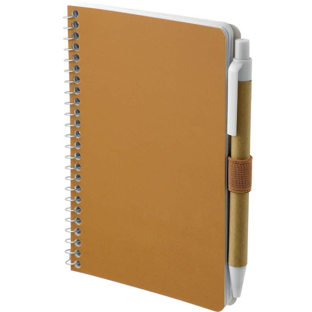 Fsc® mix 4 x 6 pocket spiral notebook with pen Black miniatura 17