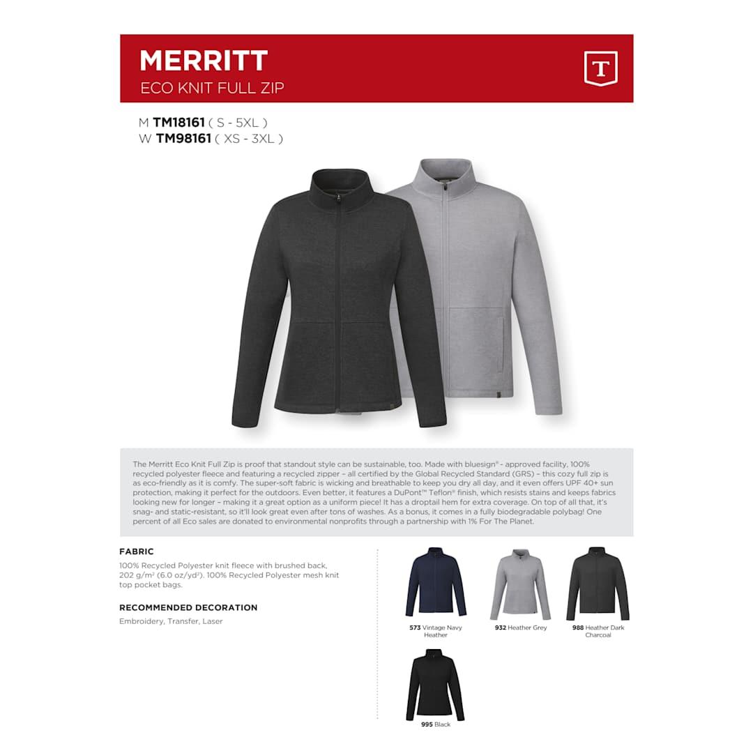 Merritt eco knit full zip - womens Navy Blue miniatura 38