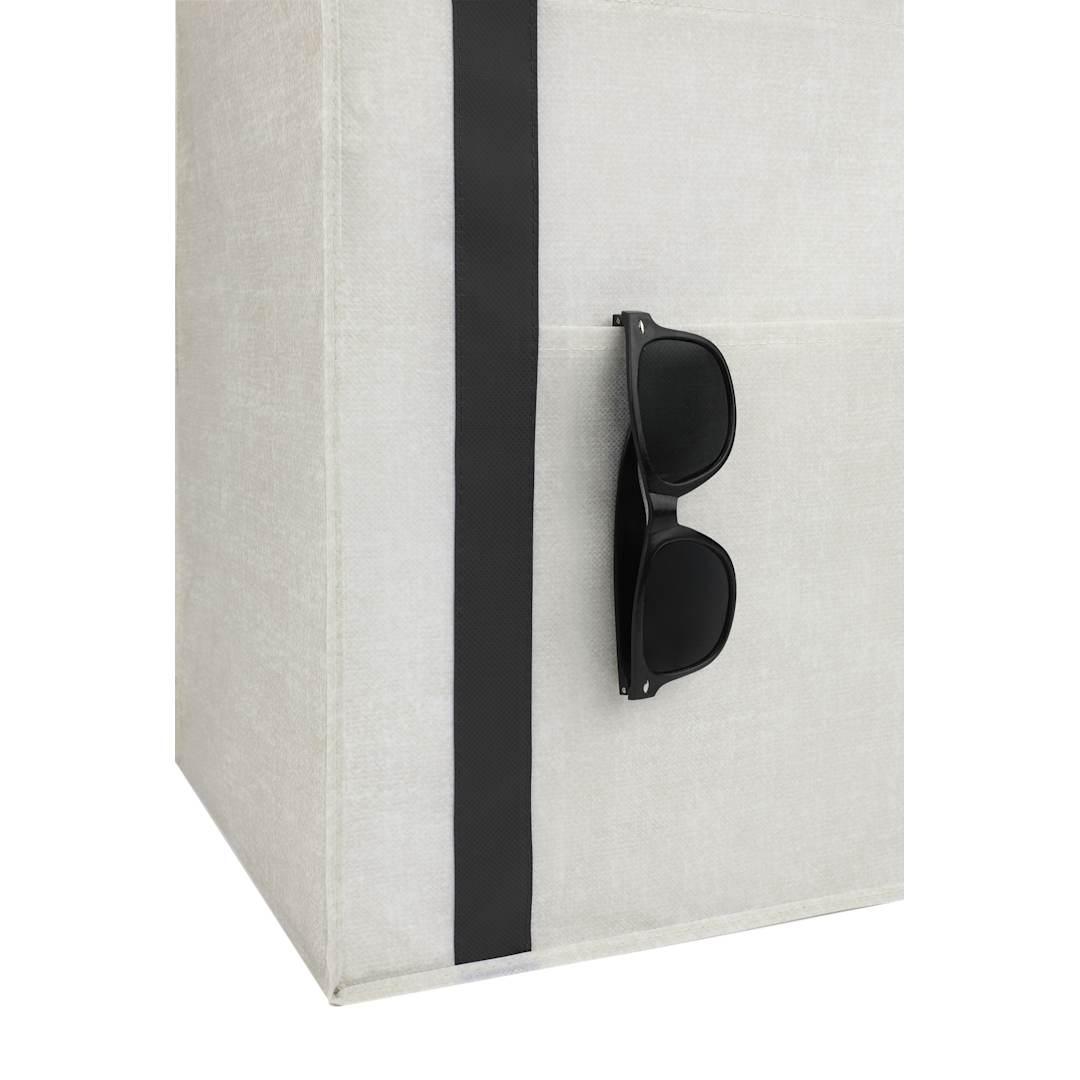 Neptune recycled non-woven grocery tote Black miniatura 6