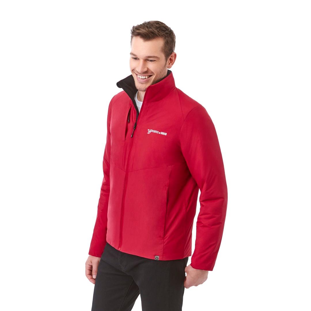 Mens kyes eco packable insulated jacket Red miniatura 11