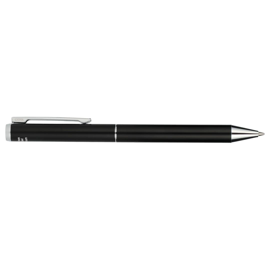 Recycled aluminum ultra gel ballpoint Black miniatura 5