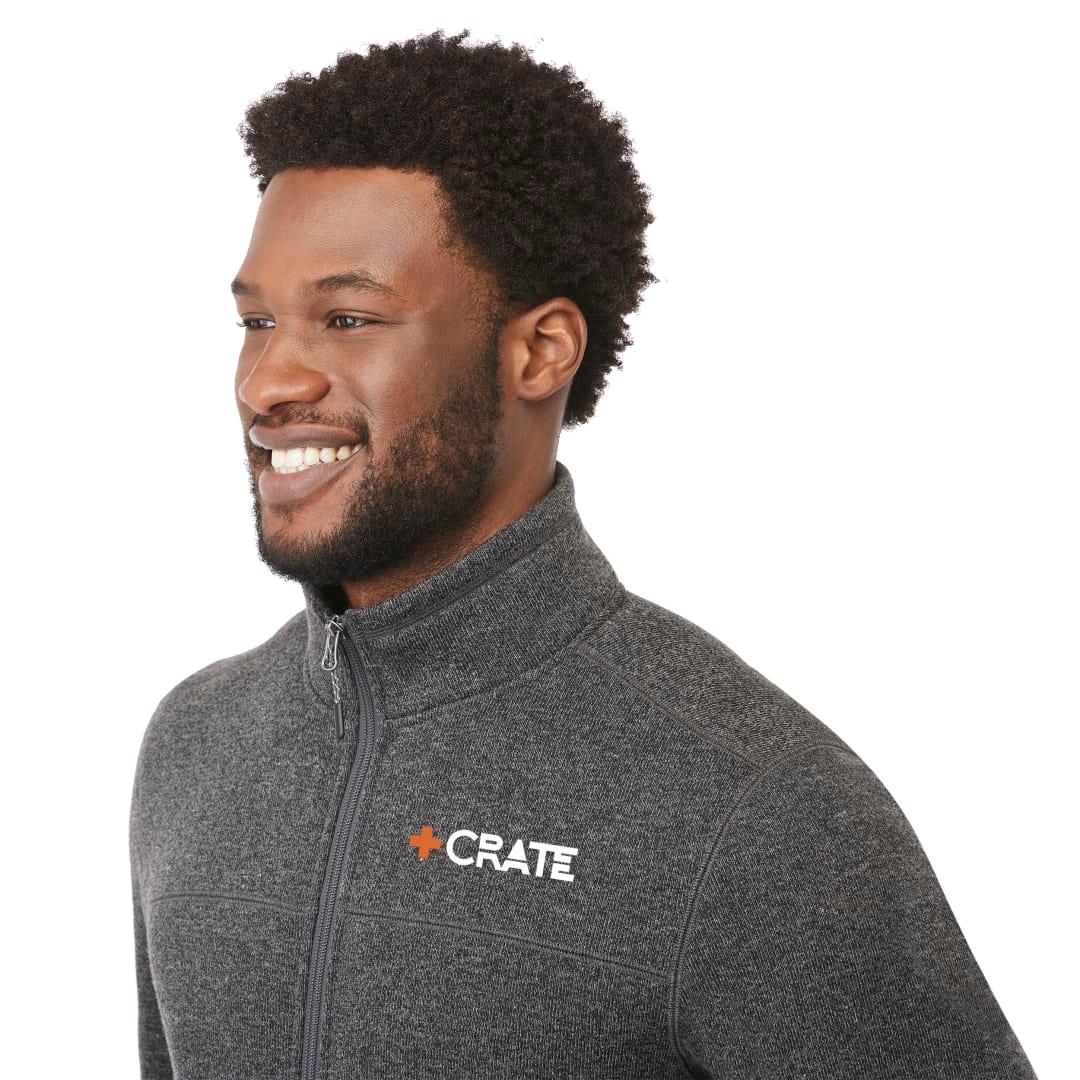 Darnell eco knit full zip - mens Grey miniatura 20