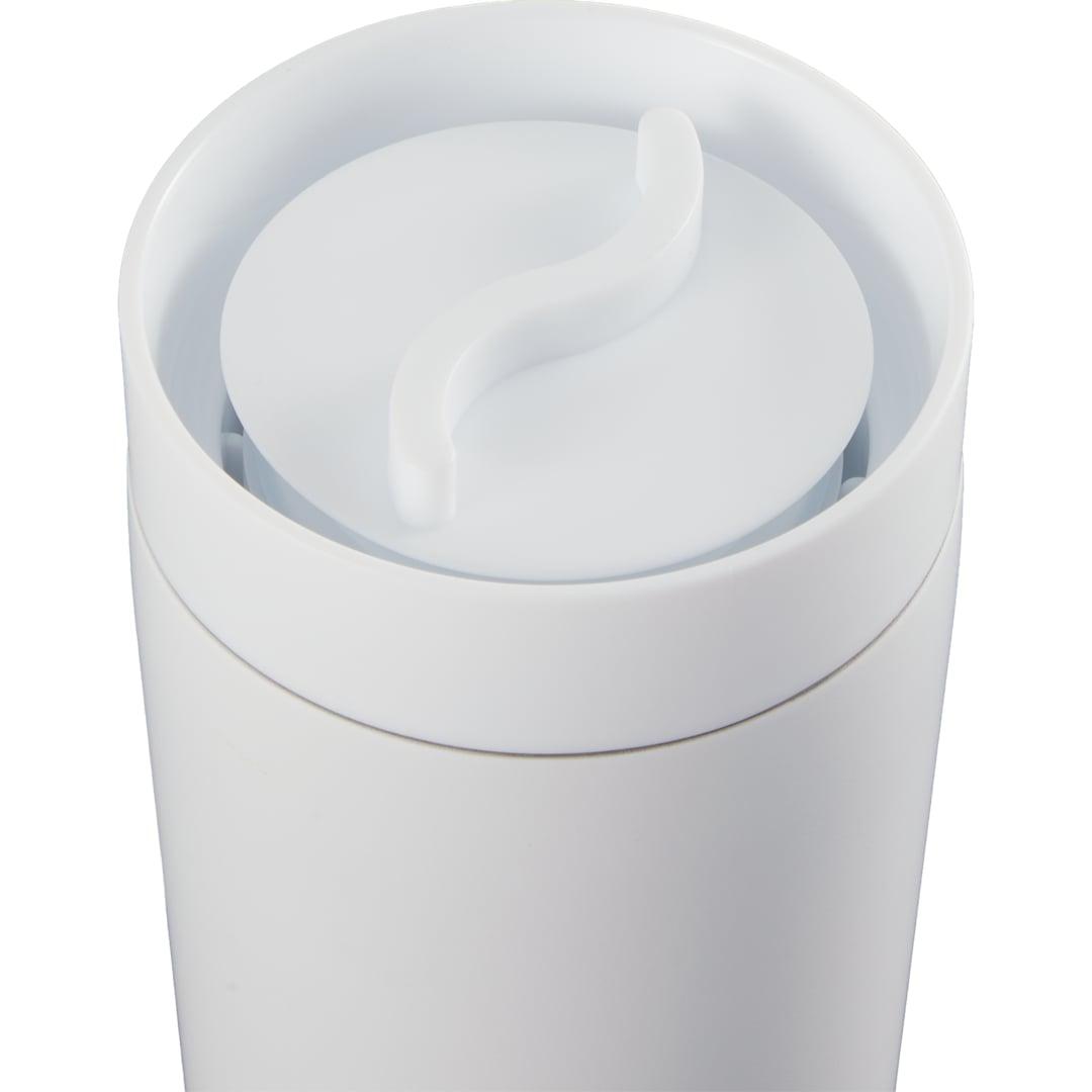 Maddie recycled ss vacuum tumbler w/ 360 lid 16oz Black miniatura 30