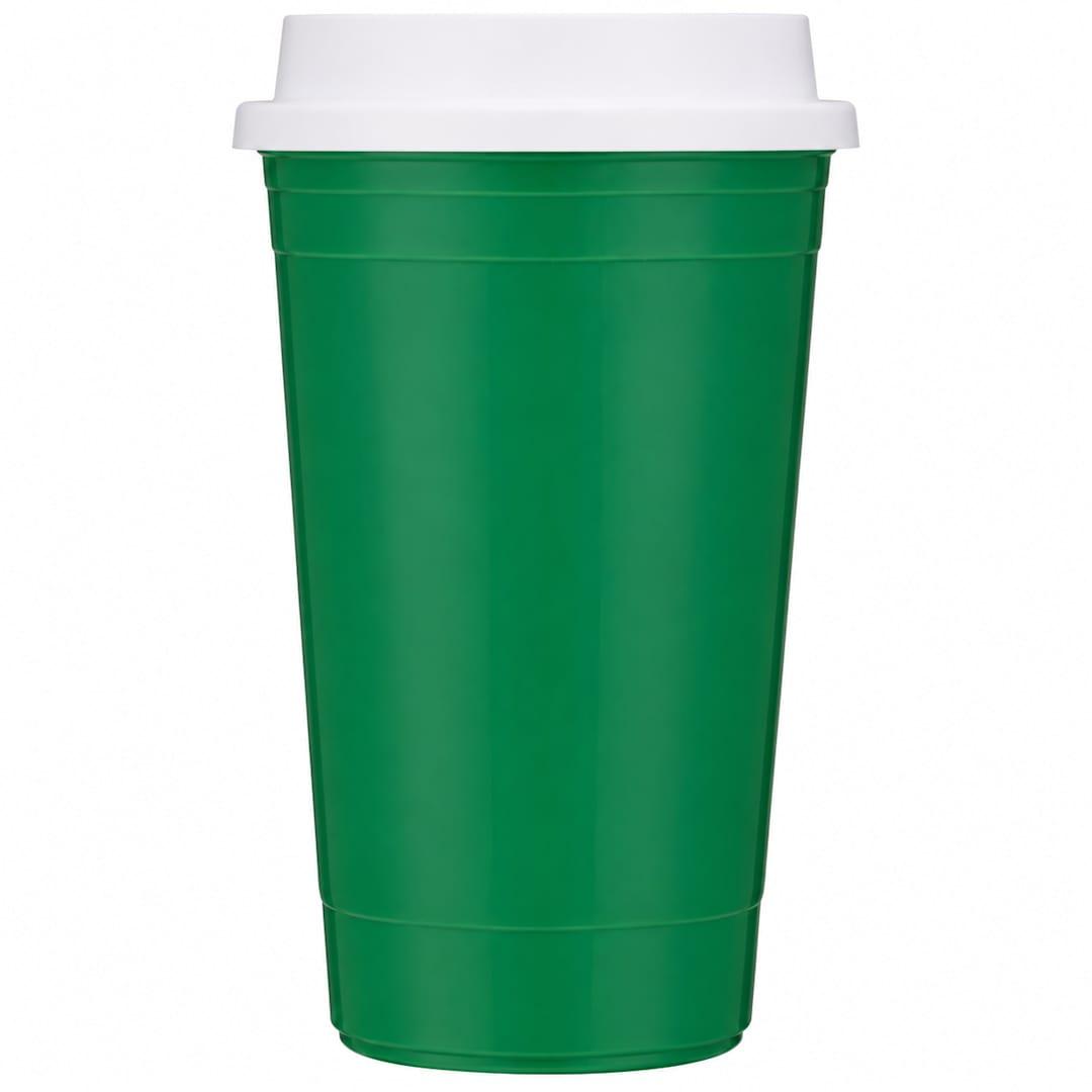 The traveler insulated cup 16 oz. w/ lid Black miniatura 9