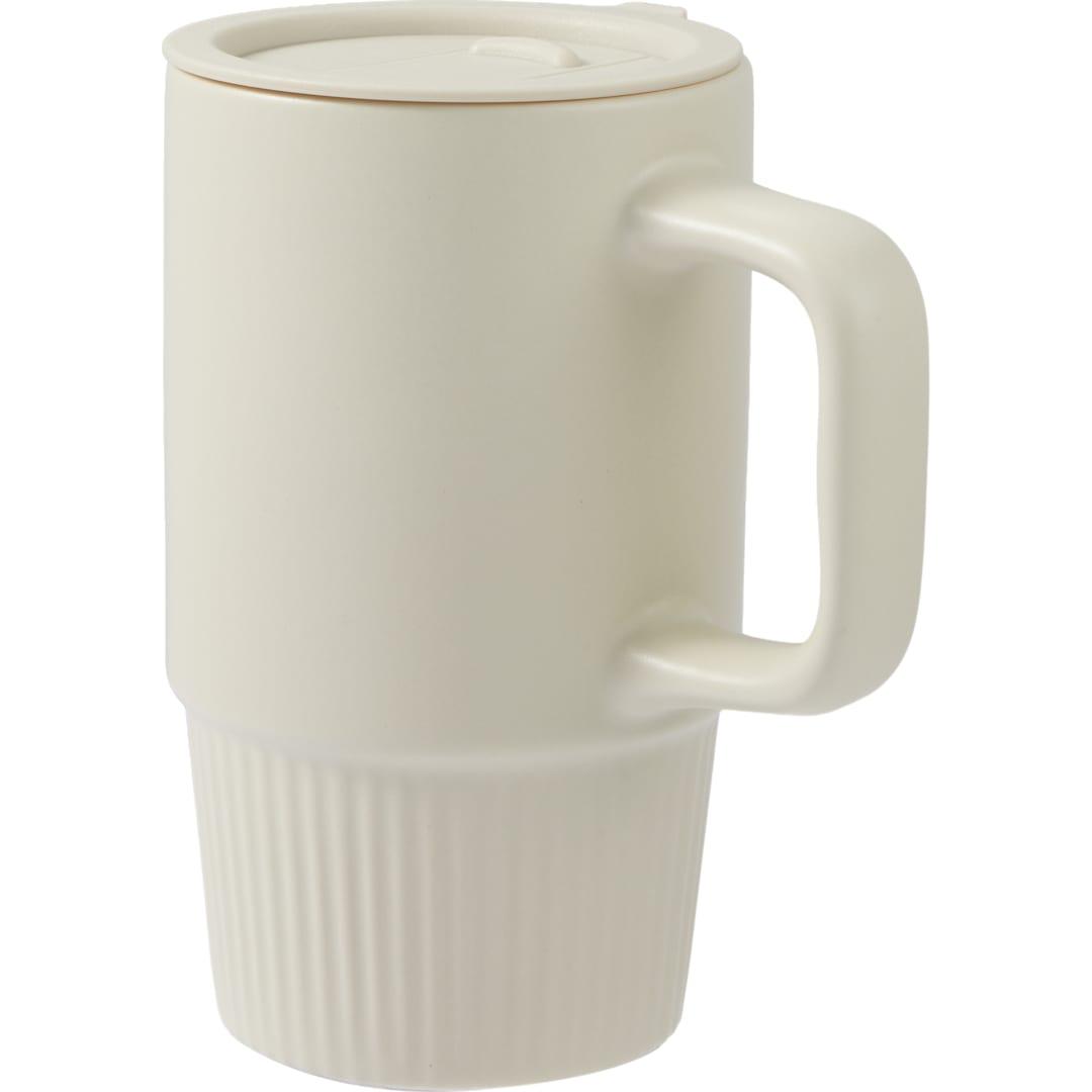 Camden 13oz ceramic mug w/ lid Black miniatura 20