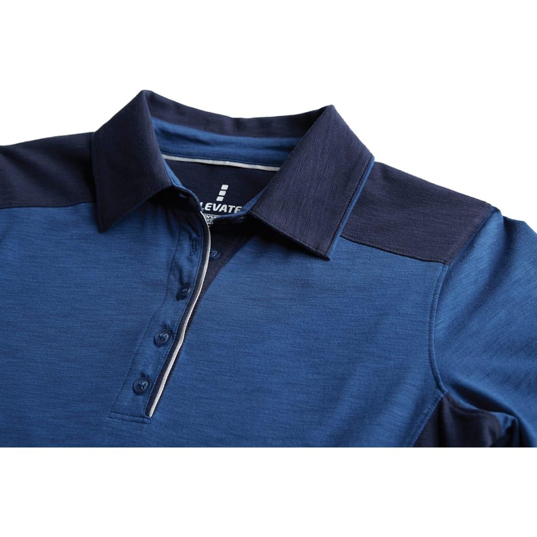 Womens laramie short sleeve polo Blue front