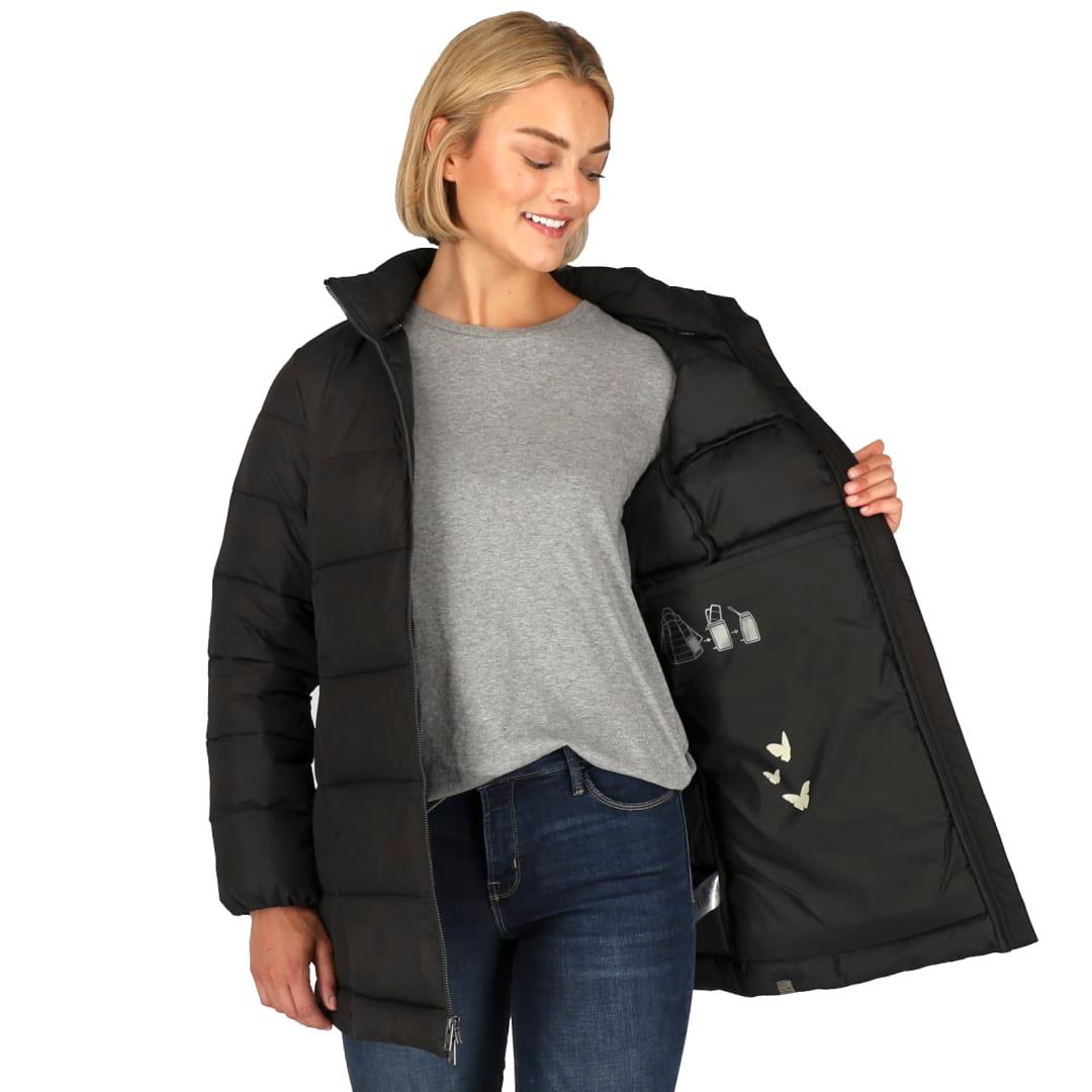 Geneva eco long packable insulated jacket-womens Blue miniatura 17