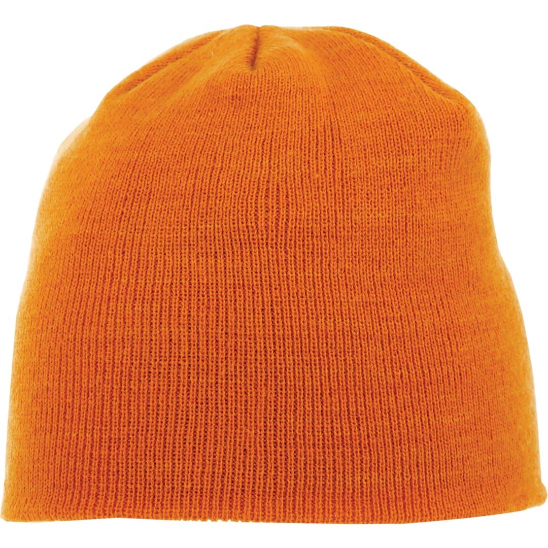 Unisex level knit beanie Navy Blue miniatura 4