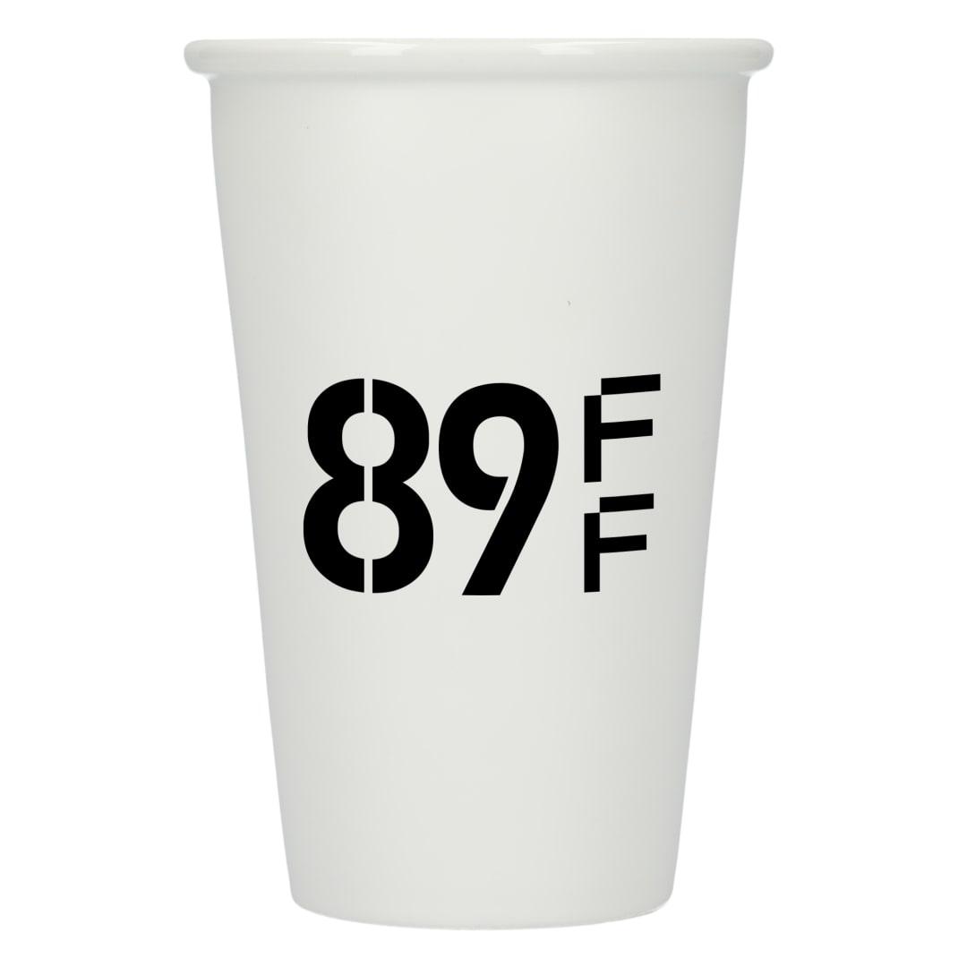 Im not a paper cup 10oz ceramic tumbler Black miniatura 25