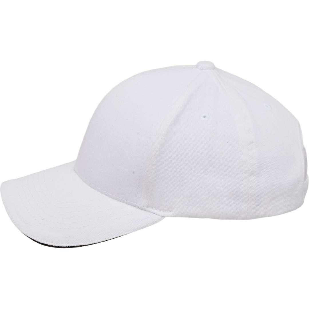 Recycled cotton twill 6 panel split peak ballcap Royal miniatura 3