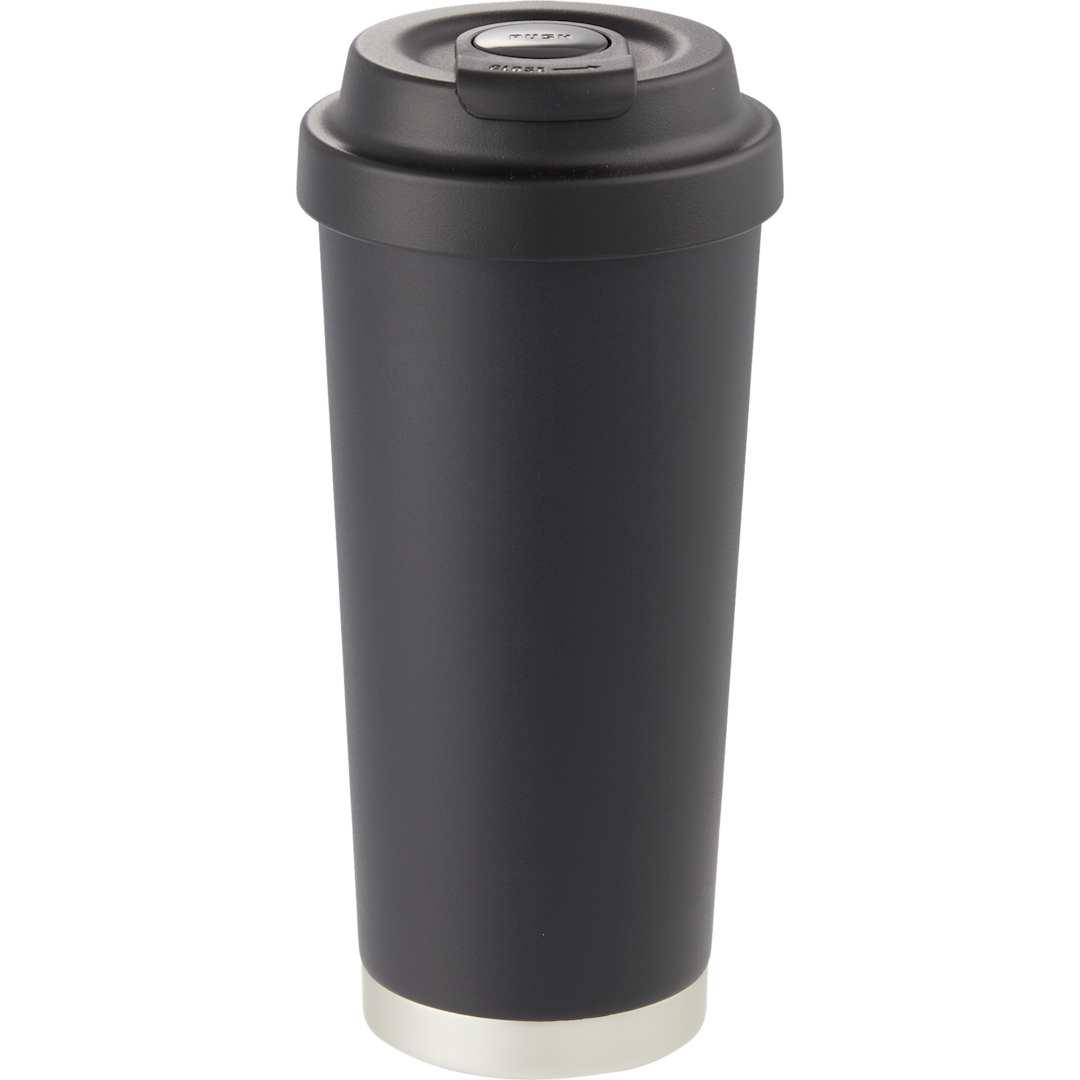 Haley vacuum tumbler one touch opening lid 16oz Black miniatura 8