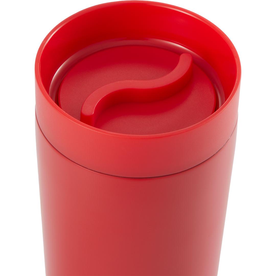 Maddie recycled ss vacuum tumbler w/ 360 lid 16oz Black miniatura 23