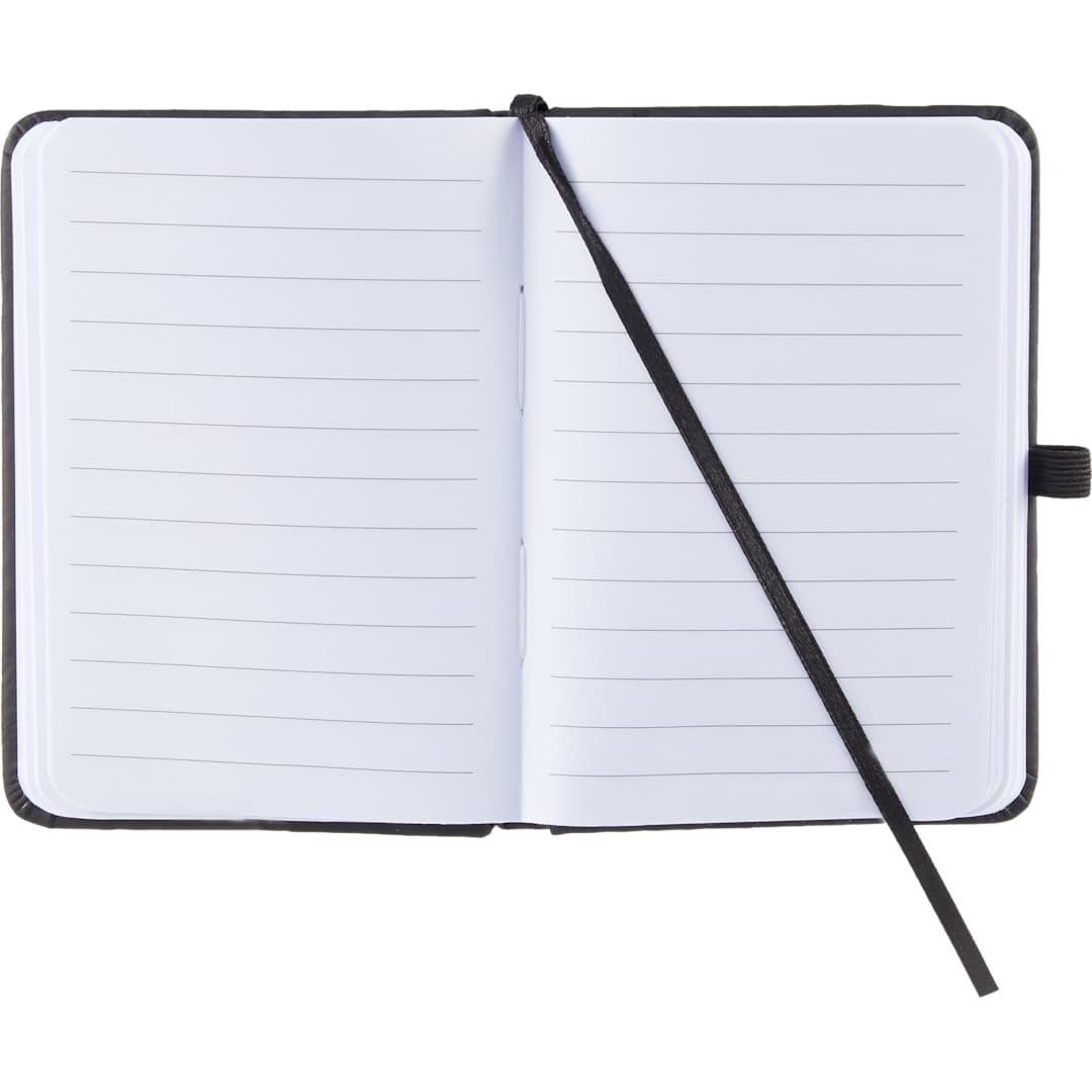 Mini recycled notebook w/ clip Black miniatura 5