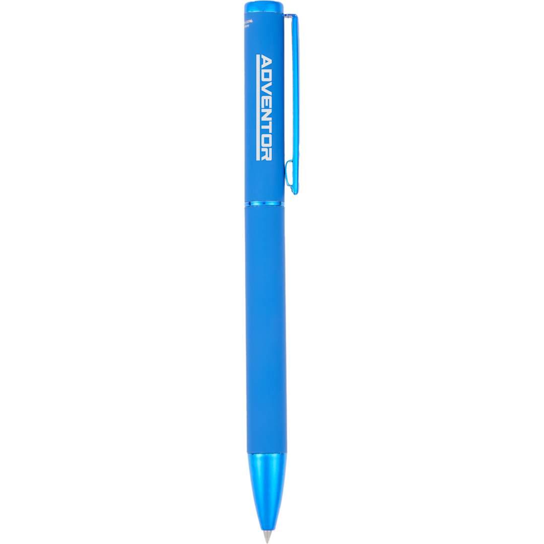 Harper soft touch recycled aluminum gel pen Black miniatura 4