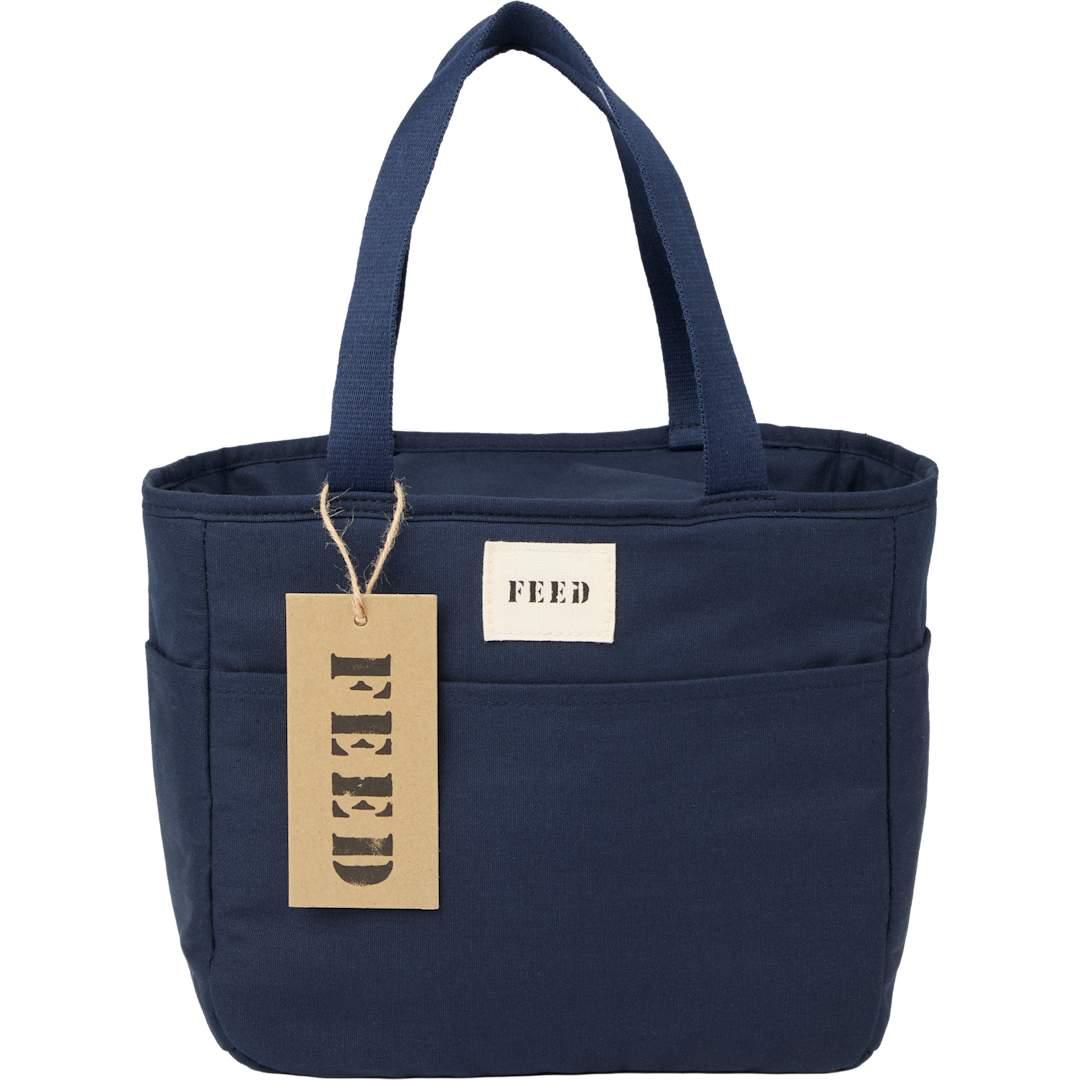 Feed organic cotton 9 can lunch cooler Natural miniatura 20