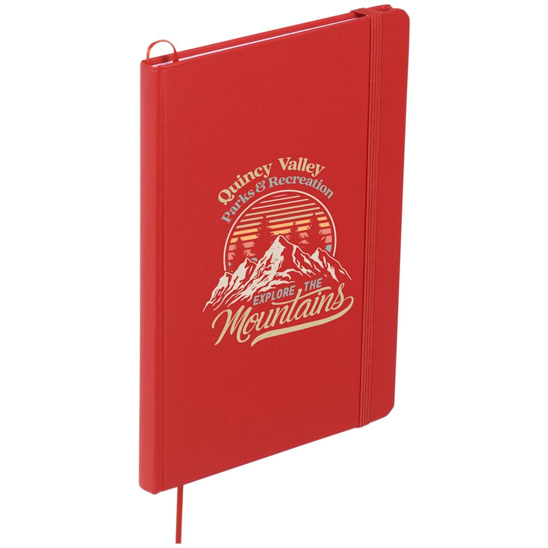 Fsc® mix 5 x 7 snap elastic closure notebook Red miniatura 20