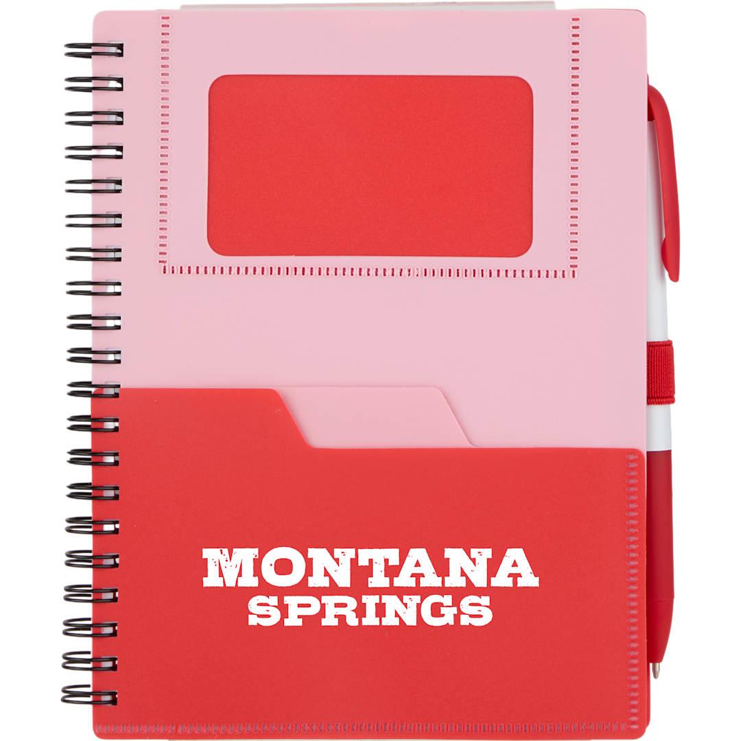 5 X 7 fsc® recycled stash spiral notebook Red miniatura 22