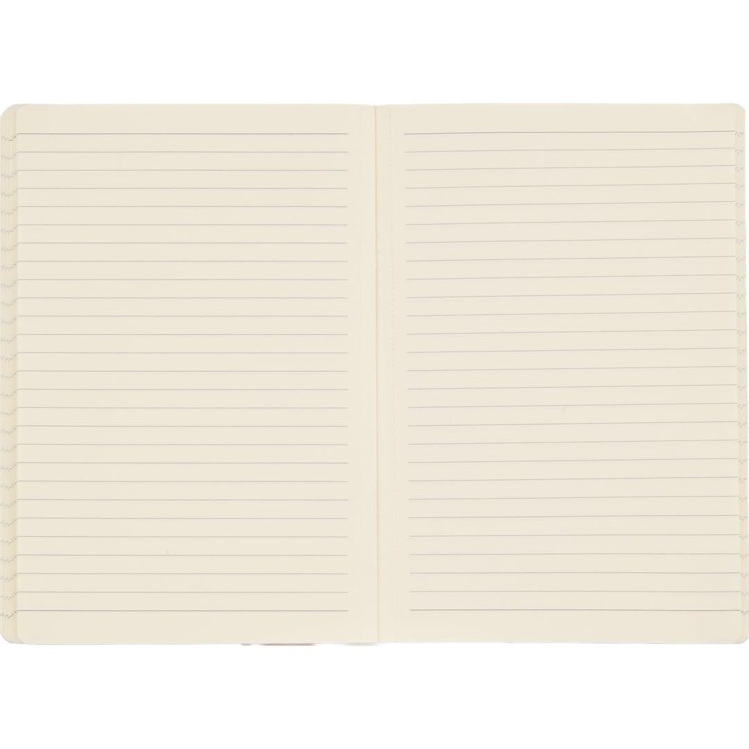 5.5 X 8 fsc ® recycled mano slim meeting journal Black miniatura 18