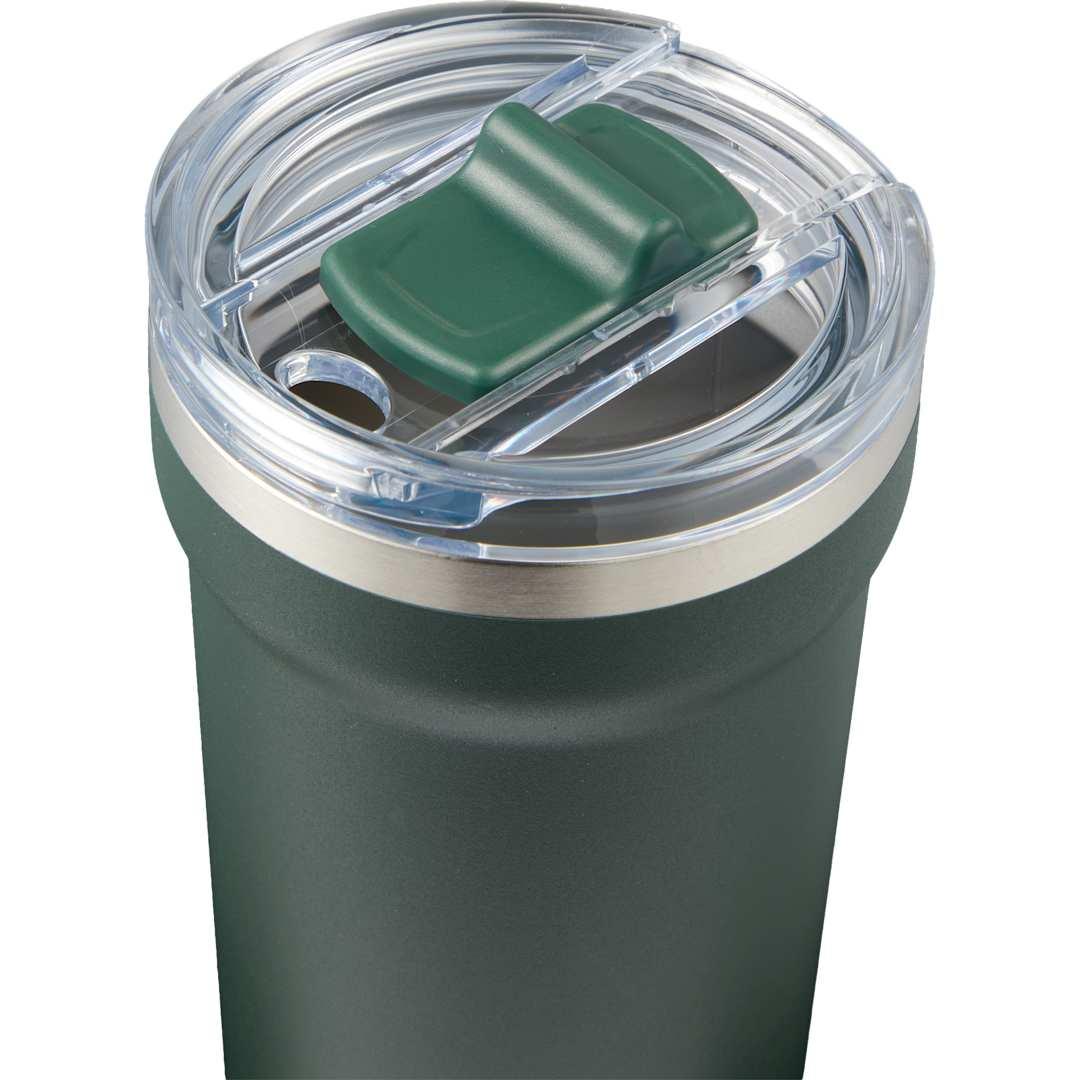 Catone recycled vacuum tumbler w/ slider lid 20oz Black miniatura 15