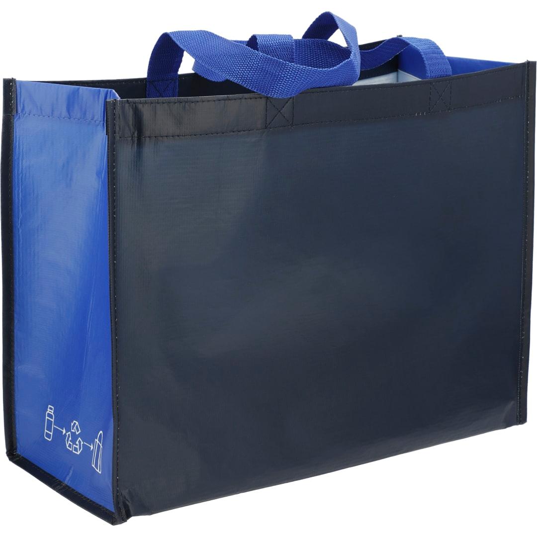 Rpet laminated matte shopper tote Black miniatura 14