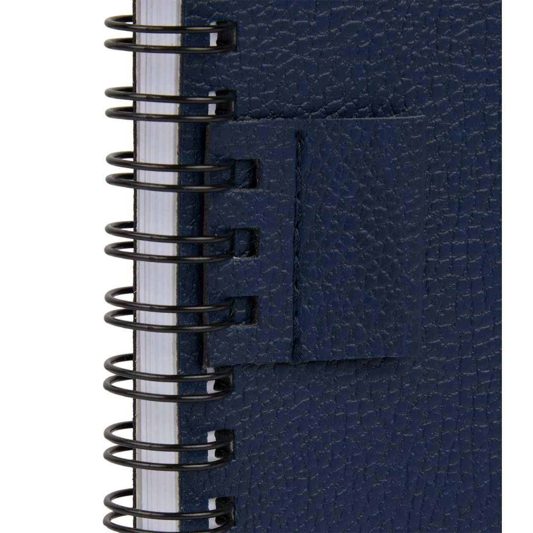 5 X 7 fsc ® recycled pebble grain spiral journal Black miniatura 15