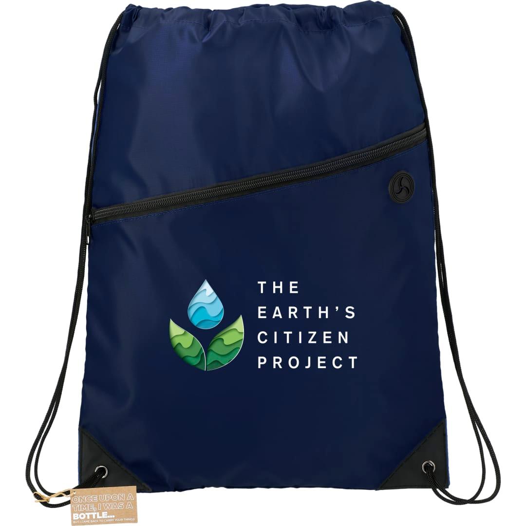 Robin rpet drawstring bag Navy Blue miniatura 5