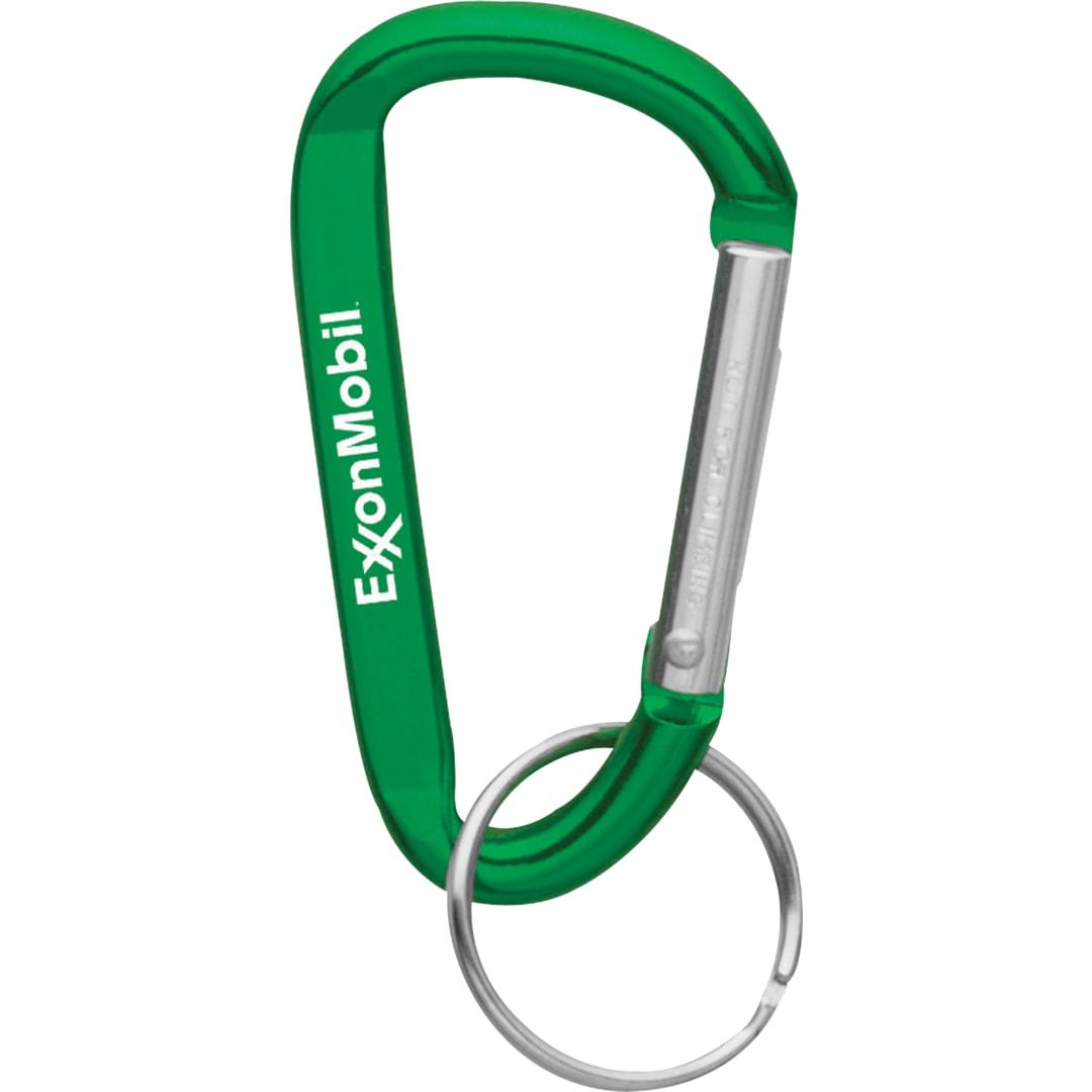 Small carabiner key ring Red miniatura 9