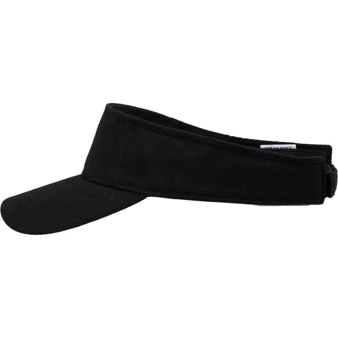 Recycled cotton twill visor - unisex White miniatura 14