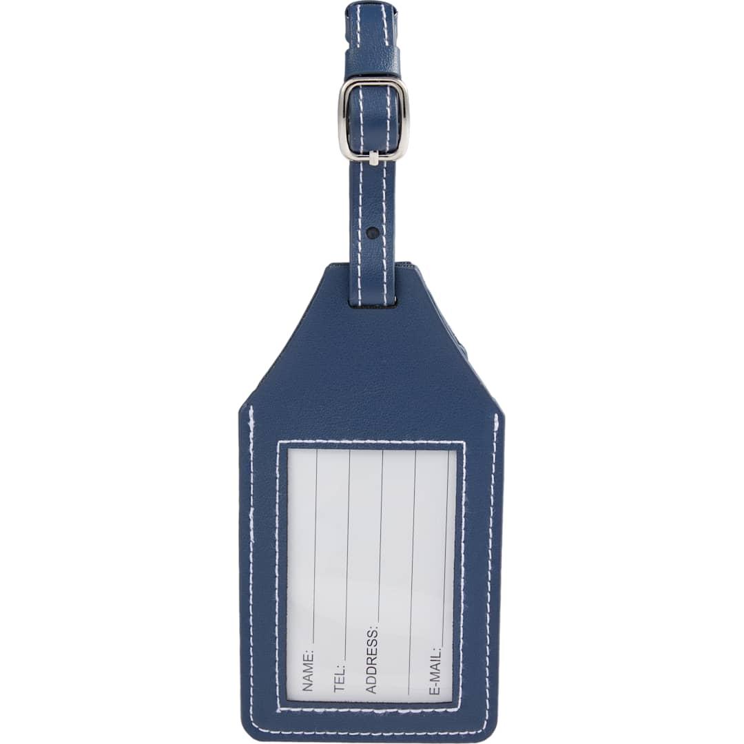 Wander & roam luggage tag w/ air tag holder Black miniatura 10