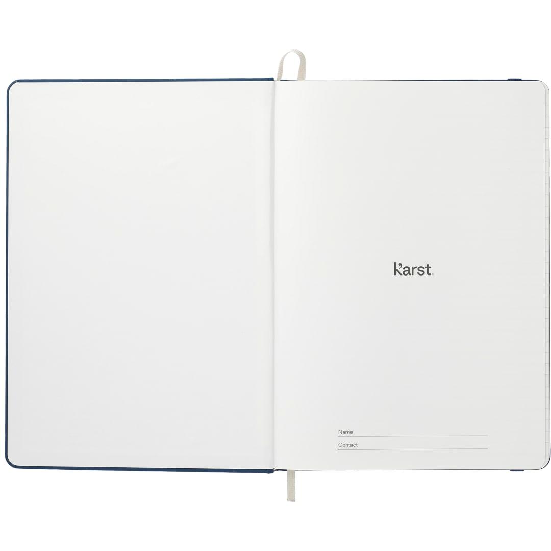 Karst 5.5 x 8.5 stone bound notebook Beige miniatura 39
