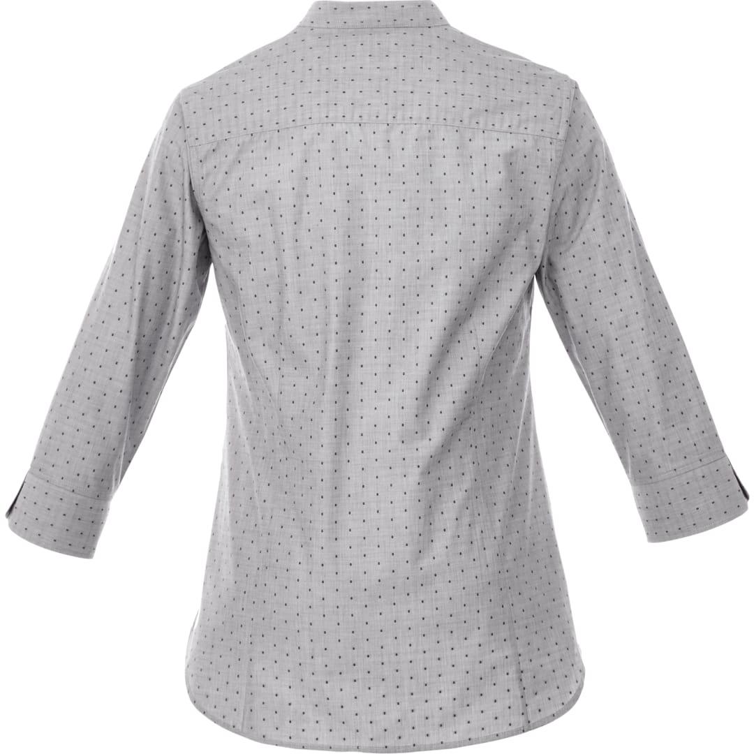 Womens huntington long sleeve shirt Blue miniatura 9