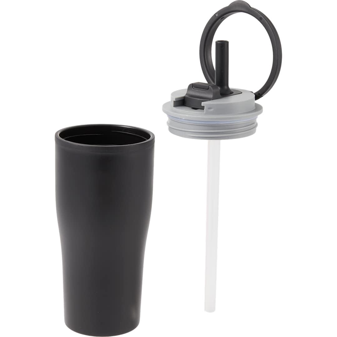Tango rpp tumbler w/ silicone straw 20oz Black miniatura 5