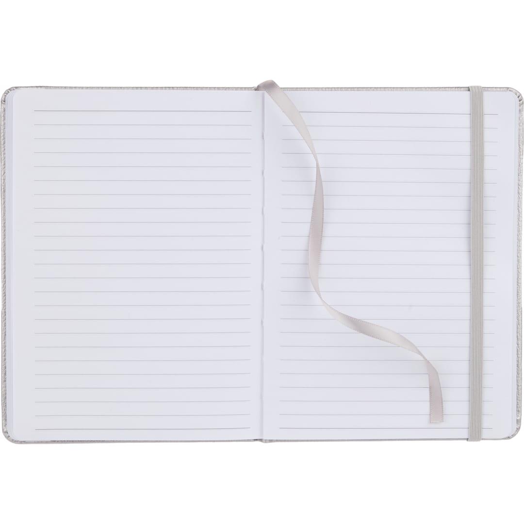 5 X 7 fsc® recycled pebble hard bound journal Black miniatura 21