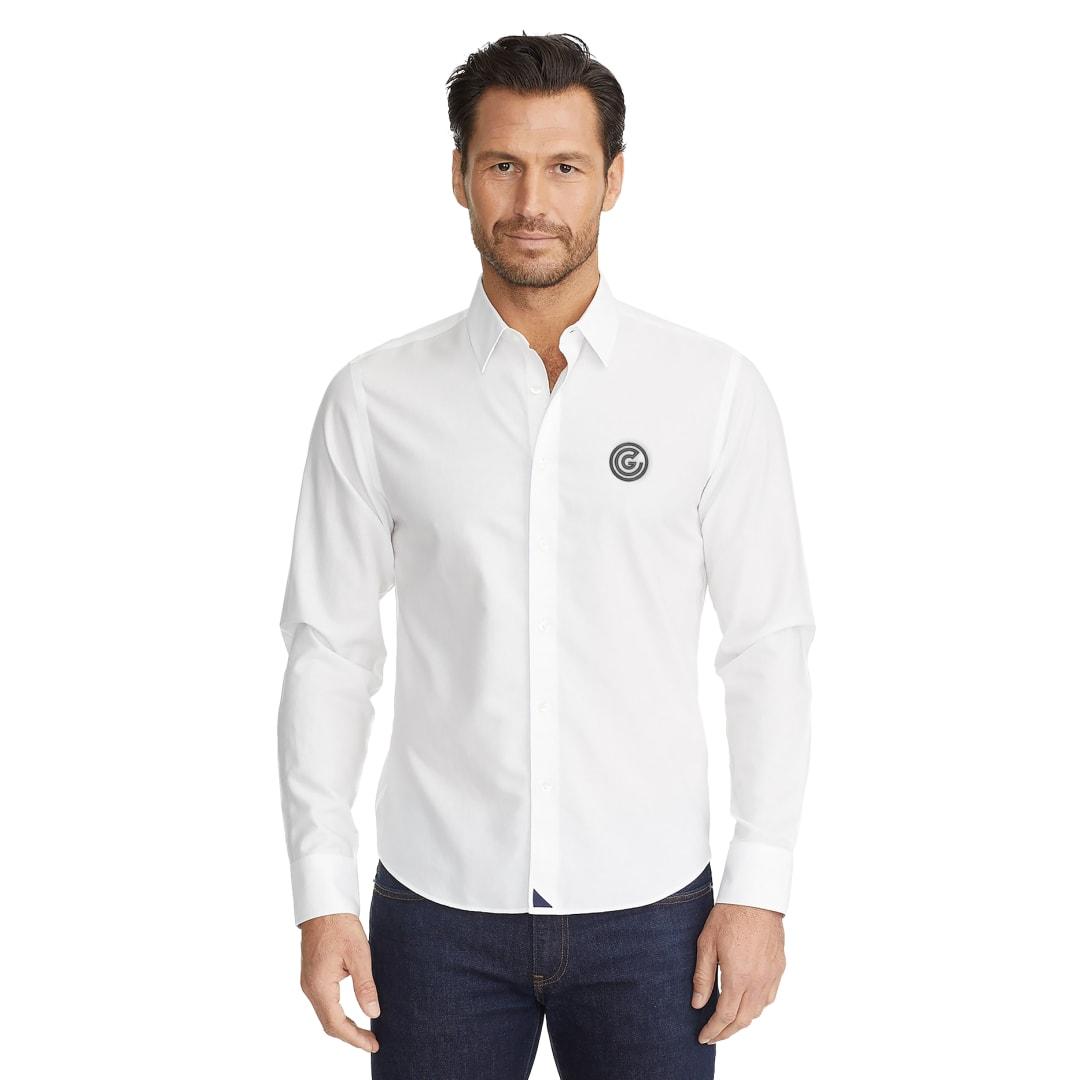 Untuckit las cases wf long slv slim fit shirt-mens White miniatura 6