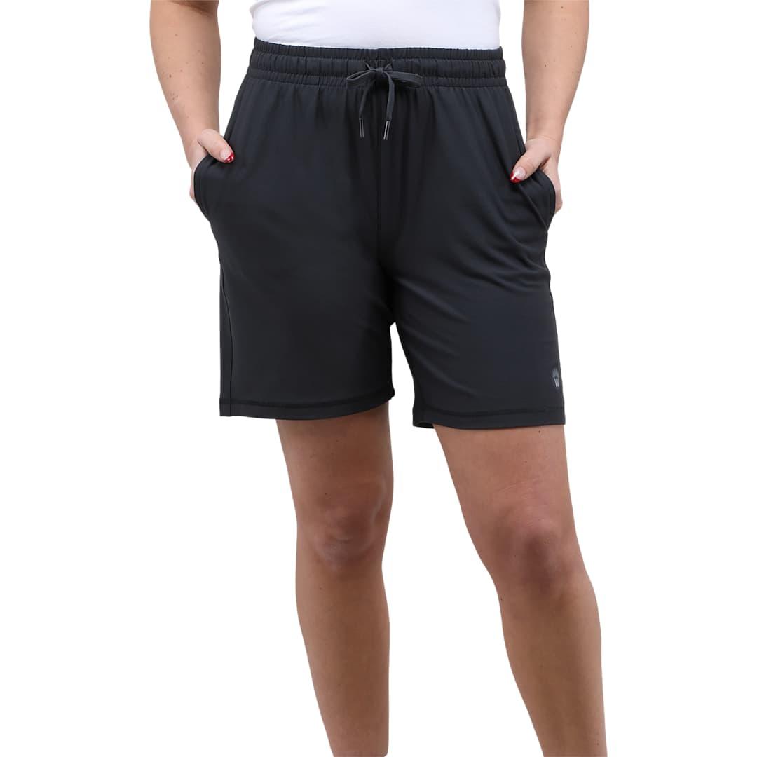 Wellable womens knit short Blue miniatura 13
