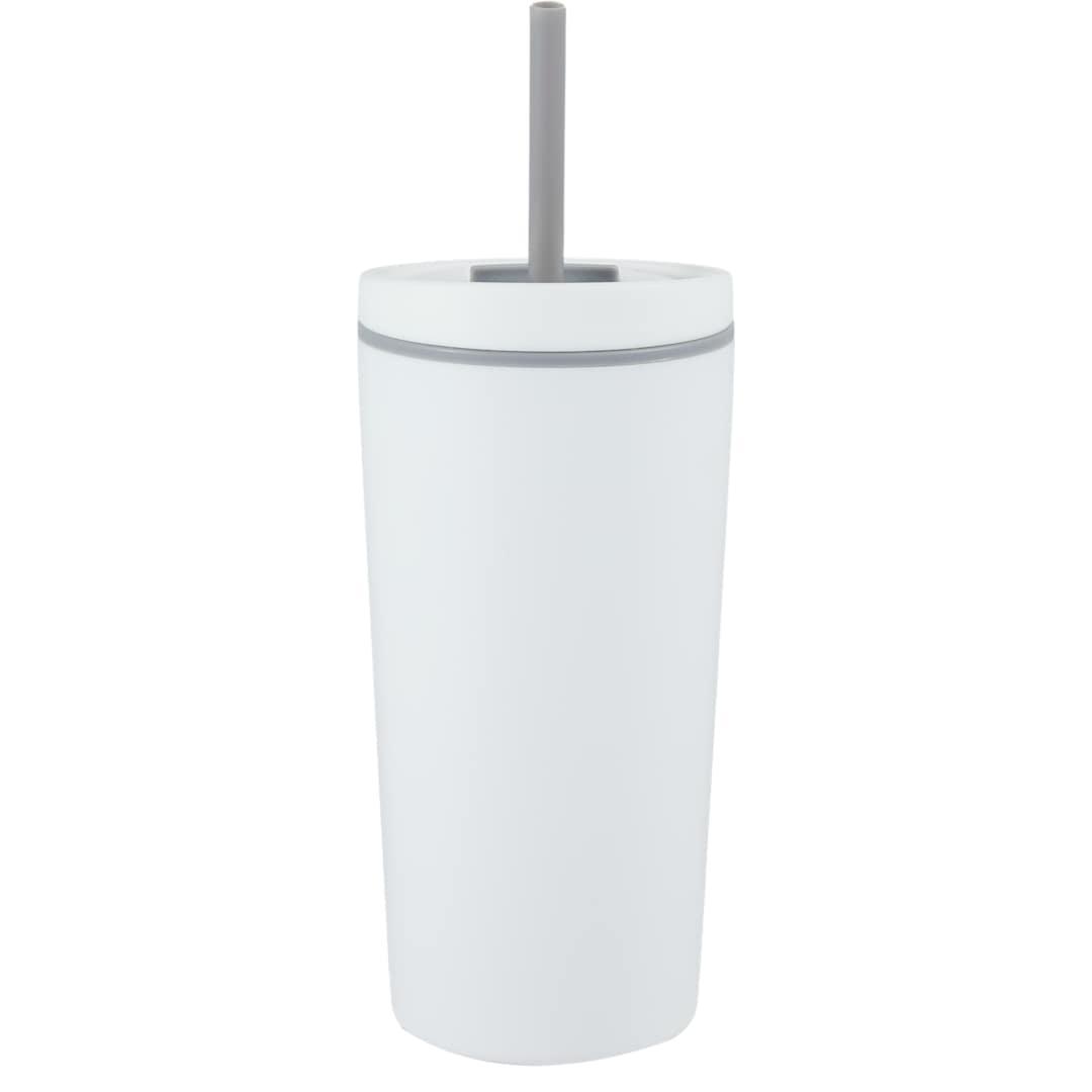 Santino recycled tumbler w/ dual function lid 16oz Black miniatura 59