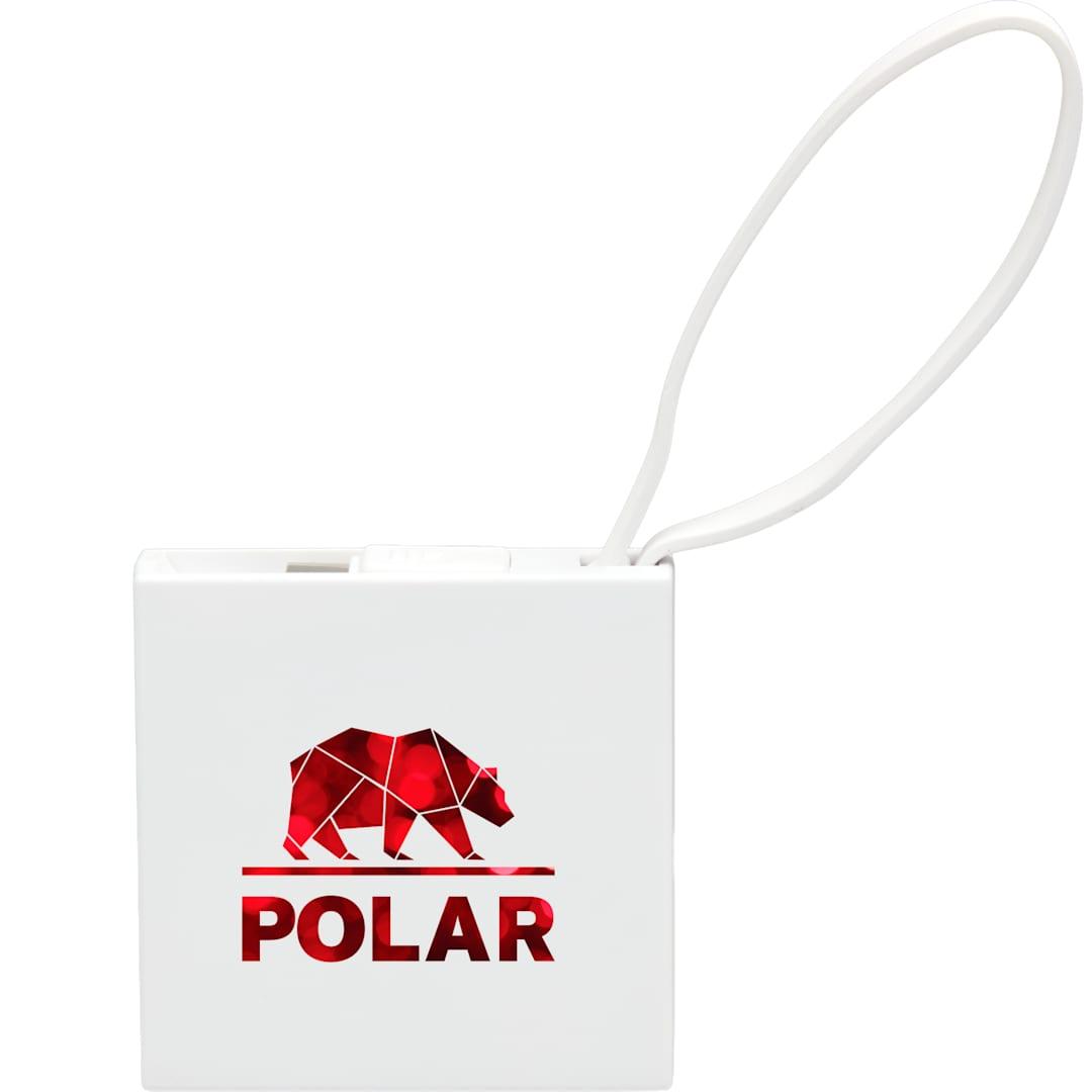 Recycled abs 2000 mah power bank with type-c cable Black miniatura 18