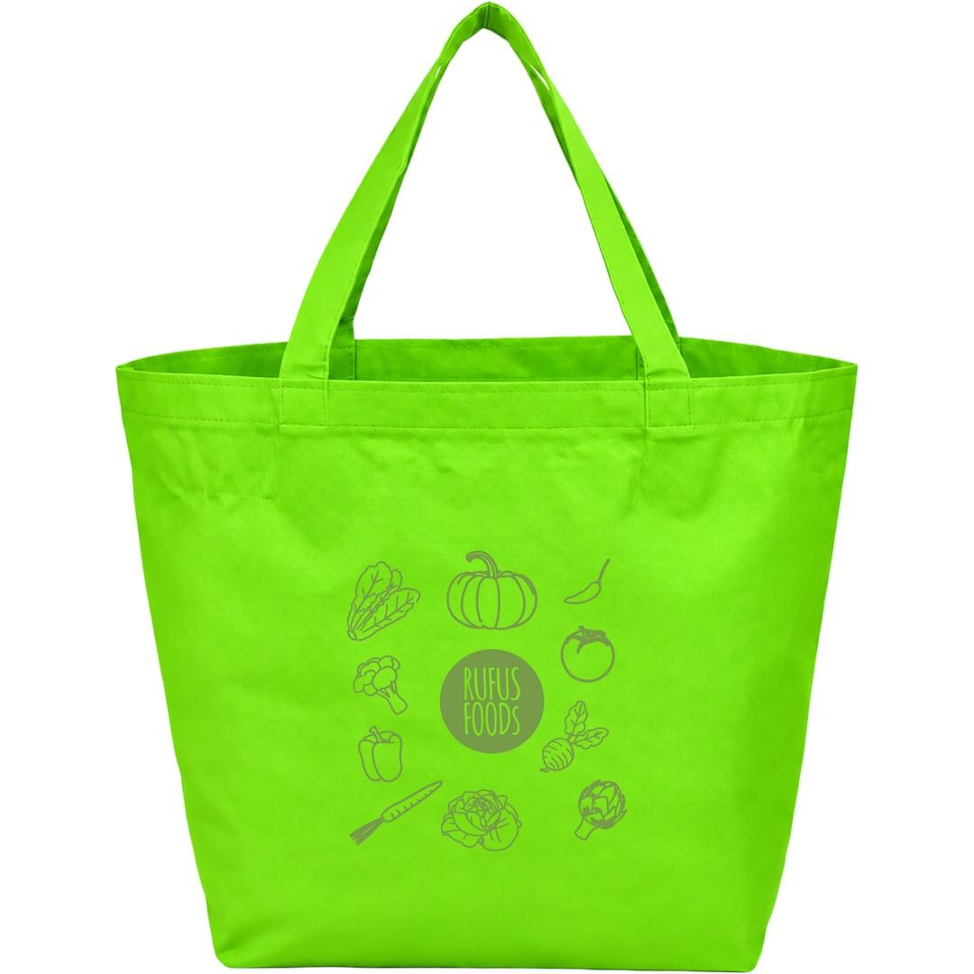 Yaya 100% recycled budget non woven shopper tote Black miniatura 33