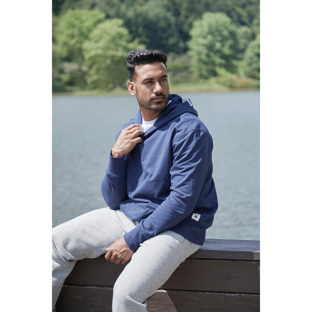 Roots73 canmore eco hoody - unisex Blue front