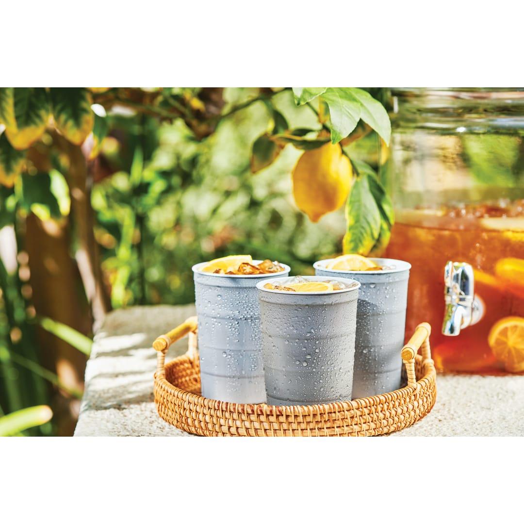 Recyclable steel chill-cups™ 16oz Grey miniatura 21
