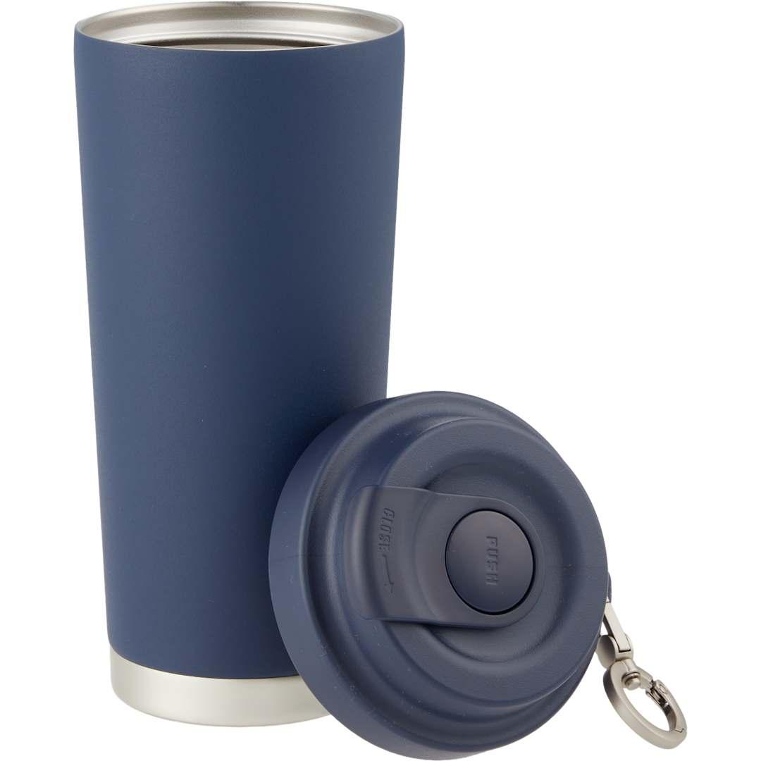 Haley vacuum tumbler one touch opening lid 16oz Black miniatura 31