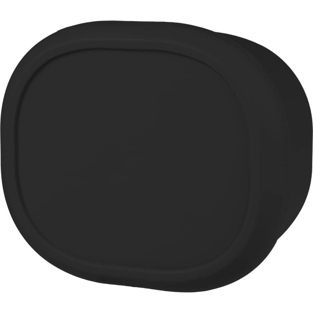 Zili silicone small storage containers - set of 3 Black front
