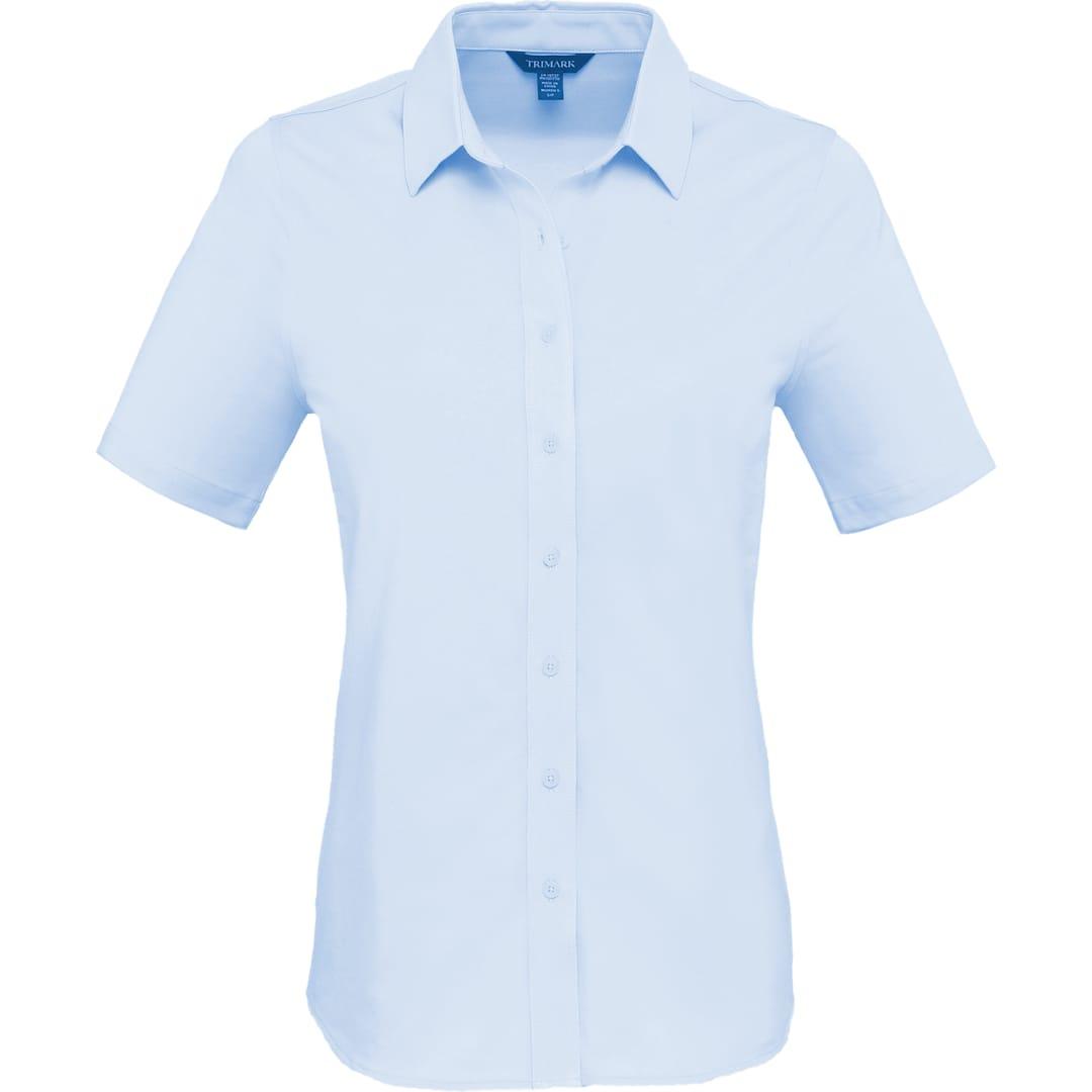 Tatra eco short knit button up sleeve shirt - womens White miniatura 7