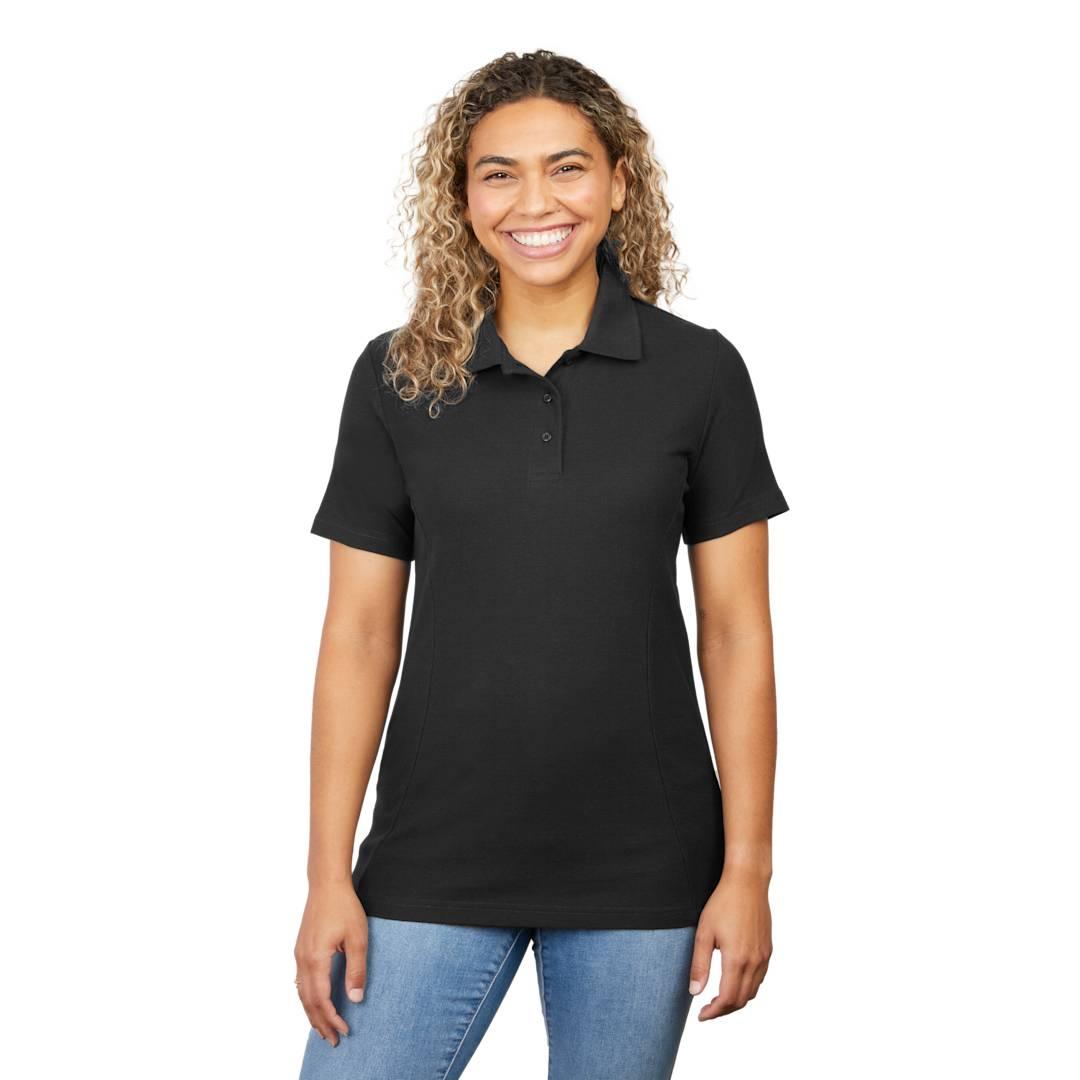 Palo short sleeve 100% cotton pique polo - womens White miniatura 34