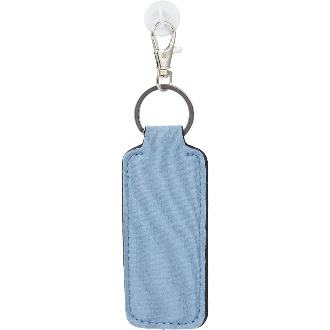 Bottle charm w/ neoprene chapstick holder Black miniatura 22