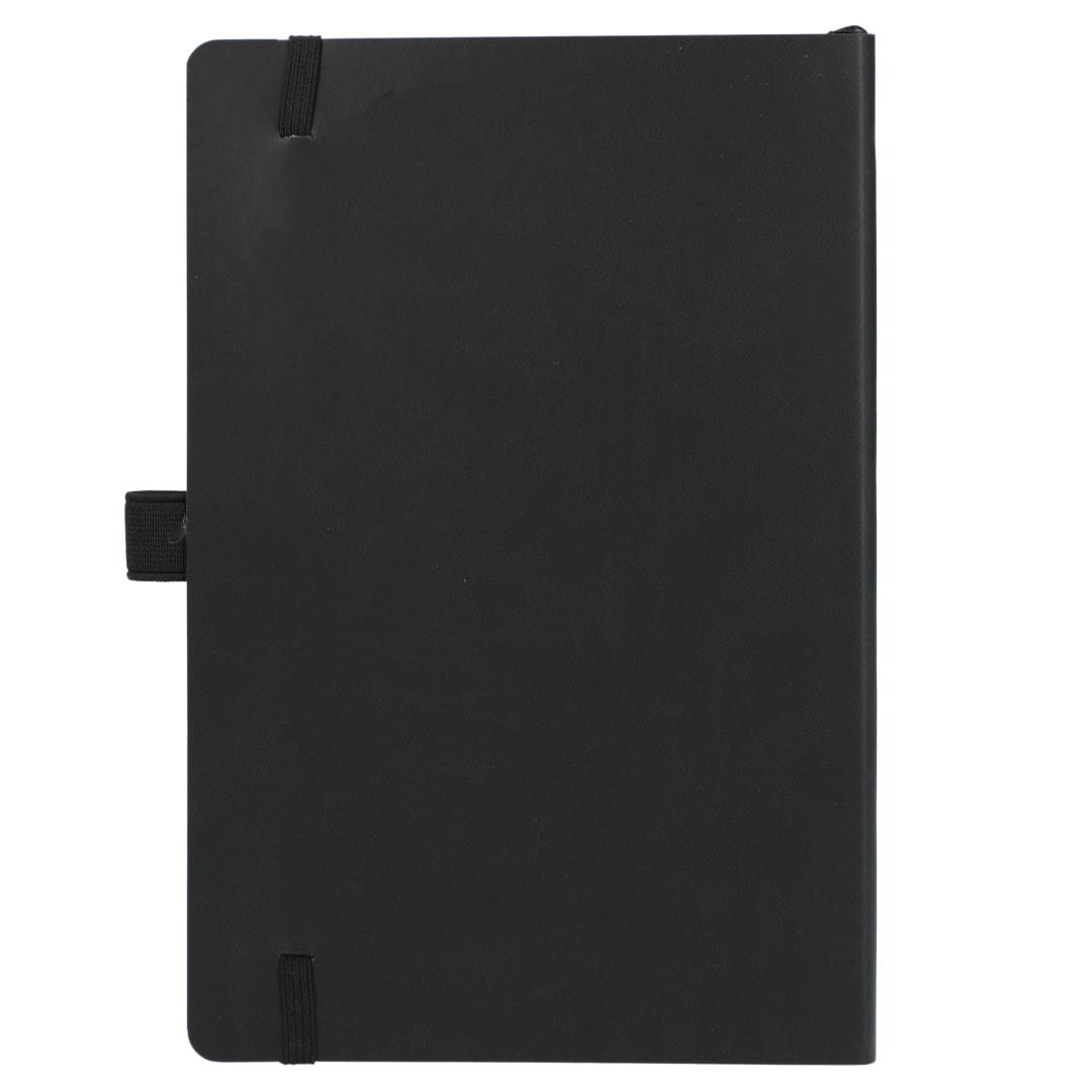 5.5 X 8.5 skiva soft bound journal Black front
