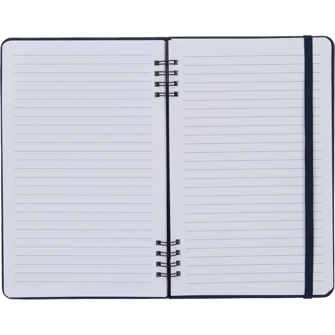 5 X 7 vila spiral notebook Graphite miniatura 7