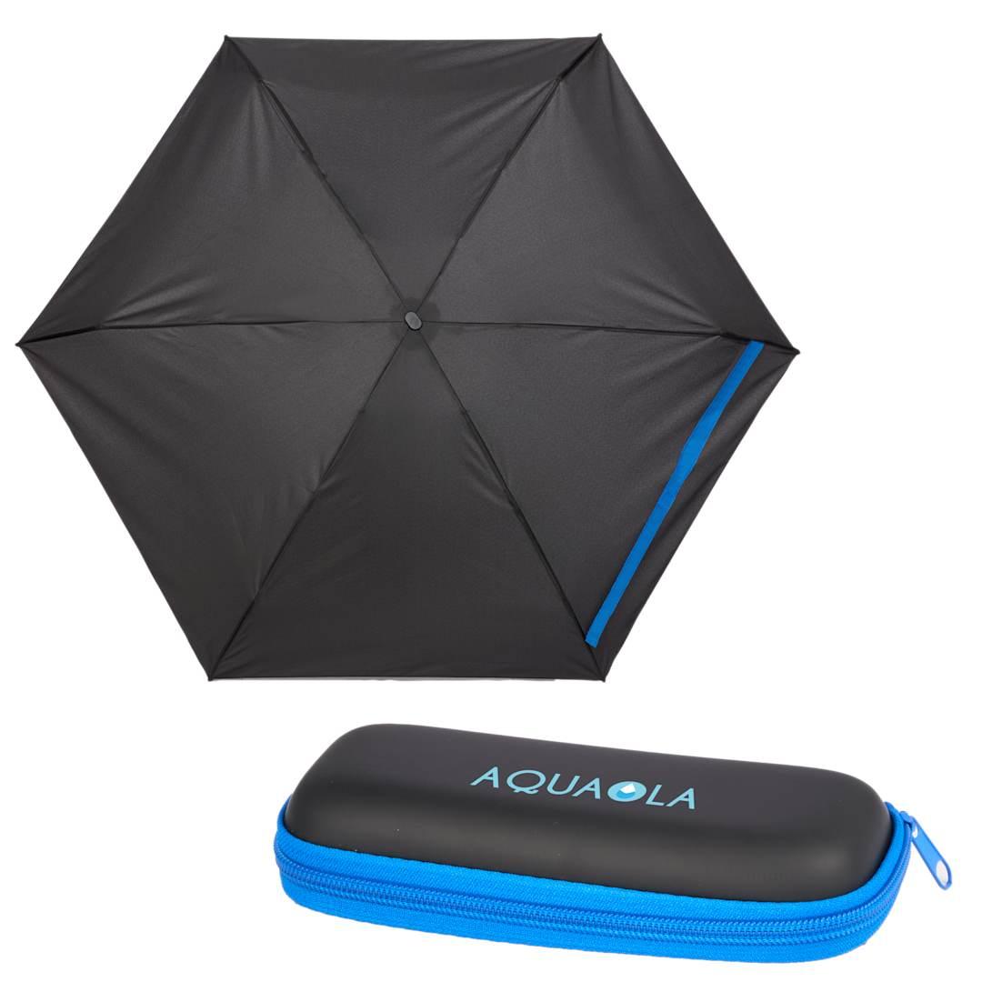 37 Compact travel umbrella with case Black miniatura 35