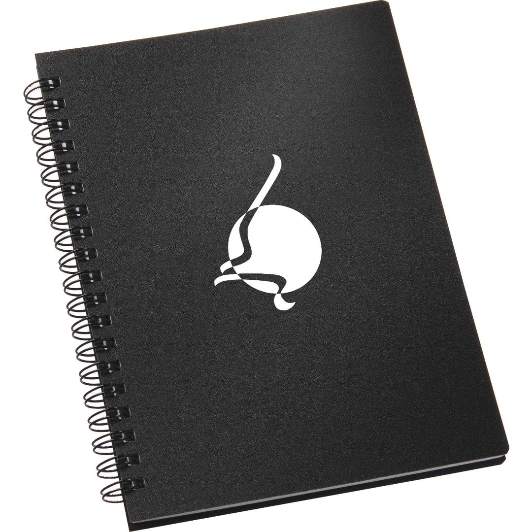 Fsc® mix 5 x 7 duchess spiral notebook Black miniatura 7
